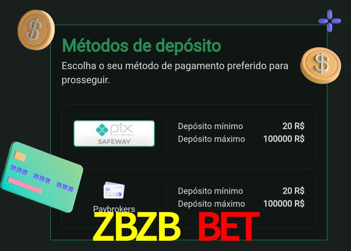 O cassino ZBZB BET oferece uma grande variedade de métodos de pagamento